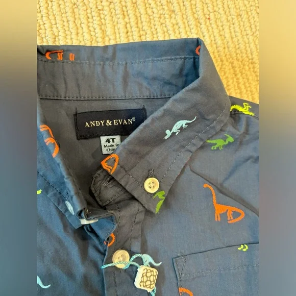 Andy & Evan boys dinosaur 3 peice set/outfit